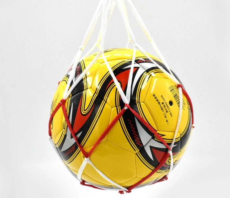 Llph ฟุตบอลถุงตาข่ายไนลอนตัวหนาการจัดเก็บลูกเดียว